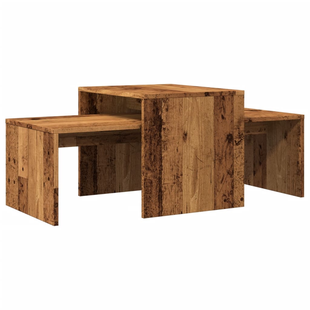 Coffee Table Old Wood 100x48x40 cm Engineered Wood - Bargainia.com - 8721158435798 - 856054