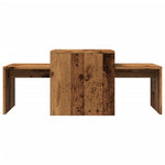 Coffee Table Old Wood 100x48x40 cm Engineered Wood - Bargainia.com - 