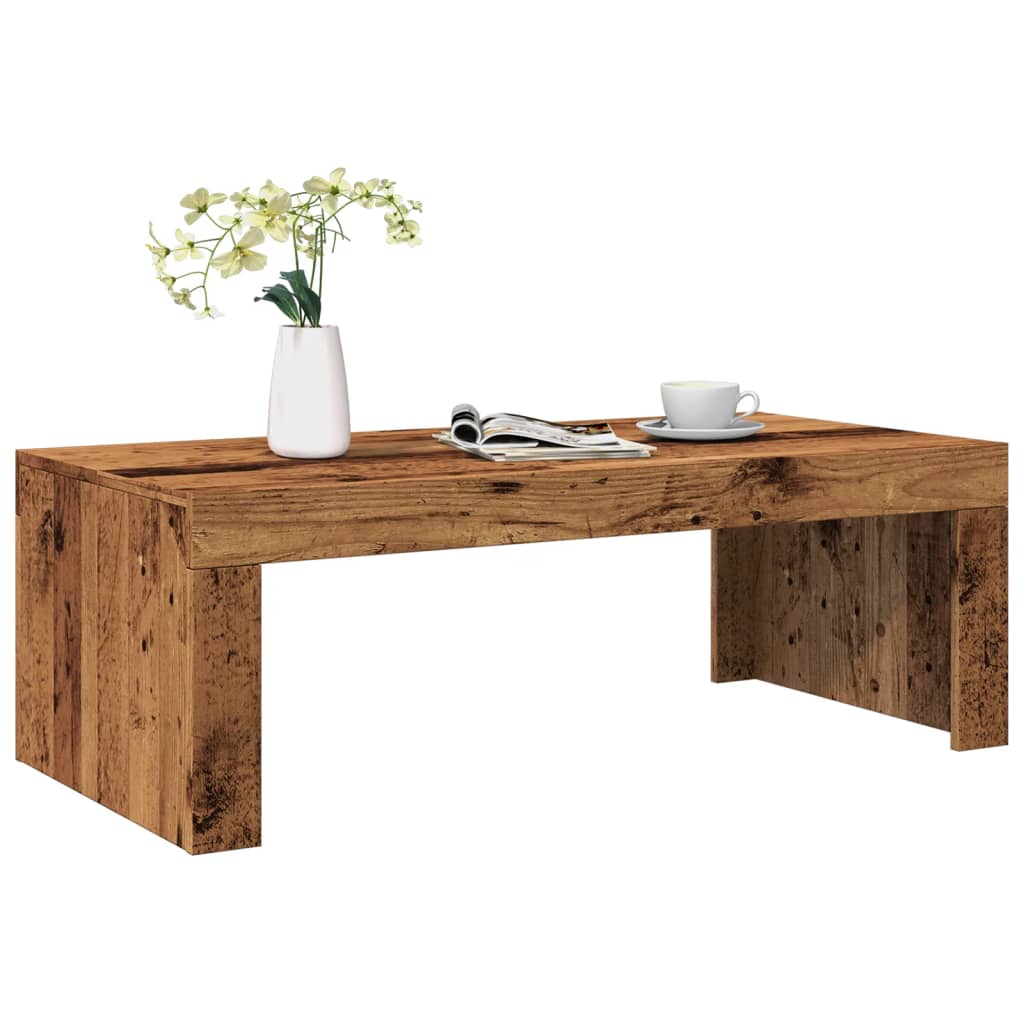 Coffee Table Old Wood 102x50x35 cm Engineered Wood - Bargainia.com - 8721158440358 - 856682