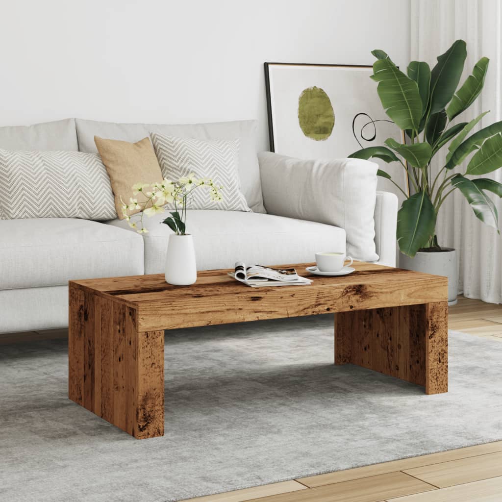 Coffee Table Old Wood 102x50x35 cm Engineered Wood - Bargainia.com - 8721158440358 - 856682