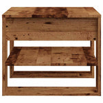 Coffee Table Old Wood 55.5x55x45 cm Engineered Wood - Bargainia.com - 