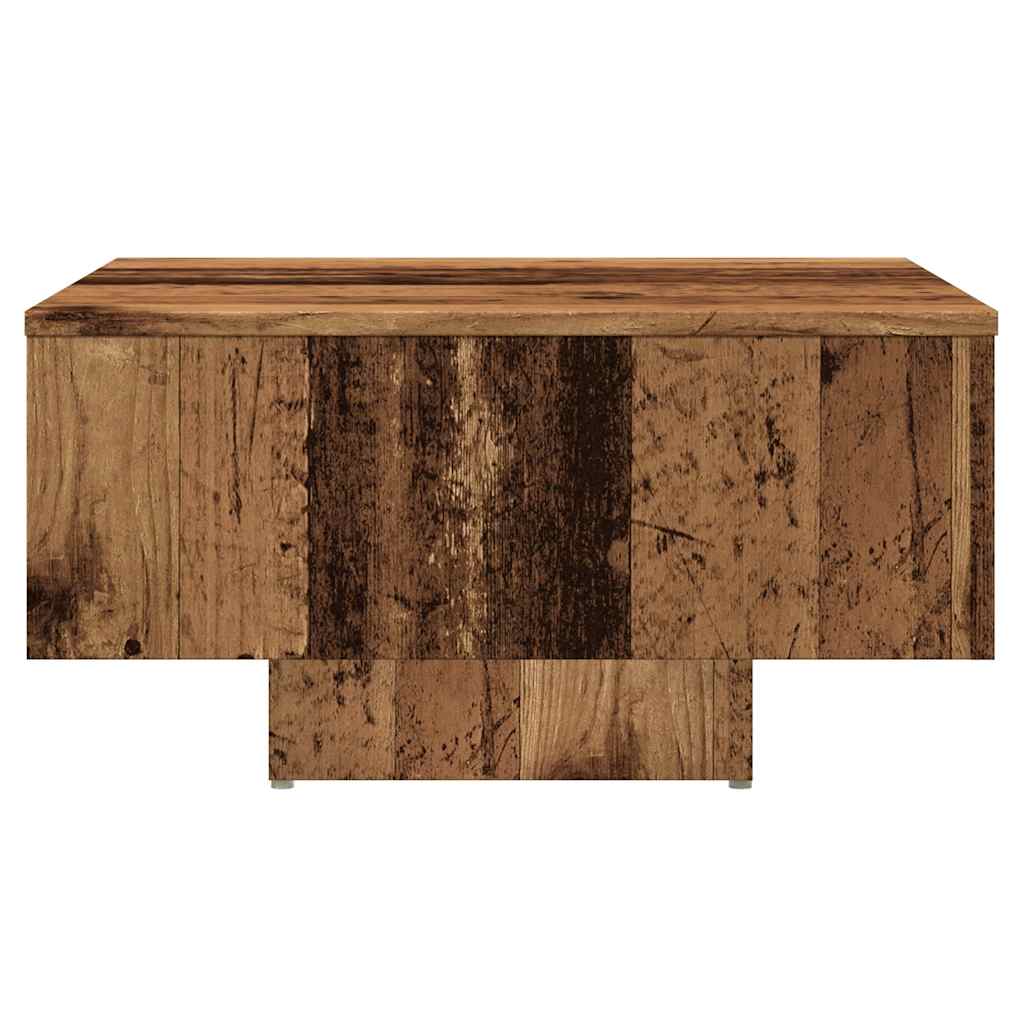 Coffee Table Old Wood 60x60x31.5 cm Engineered Wood - Bargainia.com - 