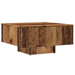 Coffee Table Old Wood 60x60x31.5 cm Engineered Wood - Bargainia.com - 