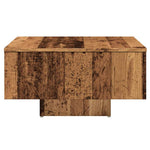 Coffee Table Old Wood 60x60x31.5 cm Engineered Wood - Bargainia.com - 