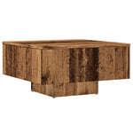 Coffee Table Old Wood 60x60x31.5 cm Engineered Wood - Bargainia.com - 