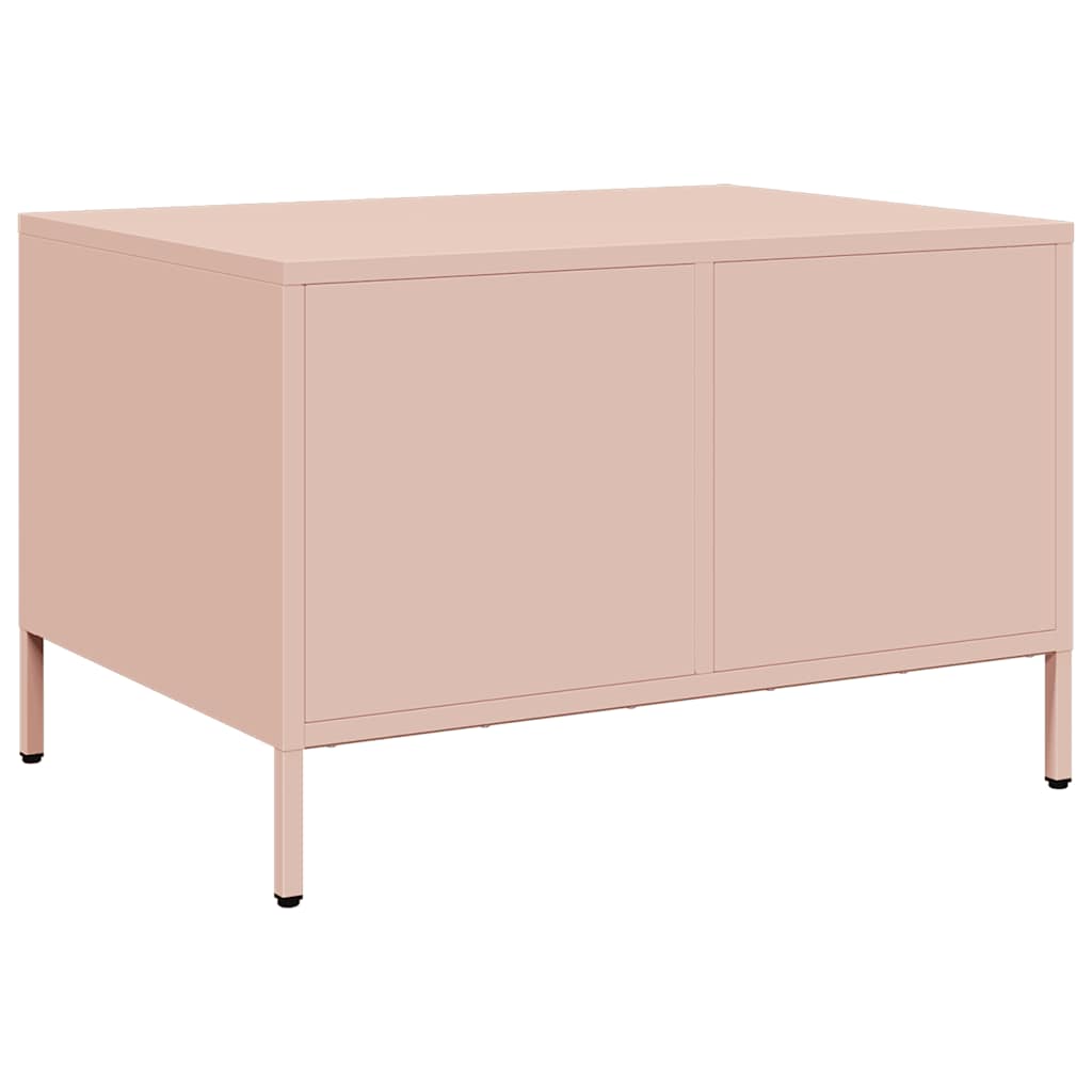 Coffee Table Pink 68.5x50x43.5 cm Cold - rolled Steel - Bargainia.com - 8721102930386 - 851281