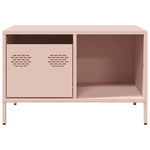 Coffee Table Pink 68.5x50x43.5 cm Cold - rolled Steel - Bargainia.com - 