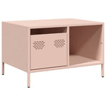 Coffee Table Pink 68.5x50x43.5 cm Cold - rolled Steel - Bargainia.com - 