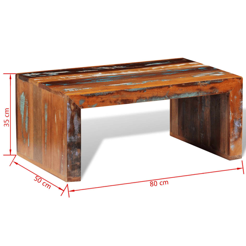 Coffee Table Reclaimed Wood - Bargainia.com - 8718475944034 - 242121