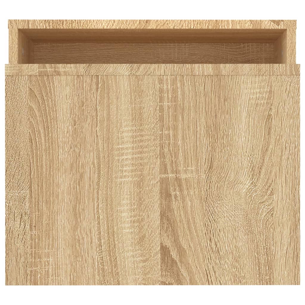 Coffee Table Set Sonoma Oak 100x48x40 cm Engineered Wood - Bargainia.com - 