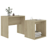 Coffee Table Set Sonoma Oak 48x30x45 cm Engineered Wood - Bargainia.com - 