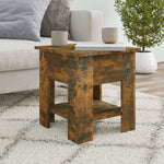 Coffee Table Smoked Oak 40x40x42 cm Engineered wood - Bargainia.com - 