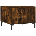 Coffee Table Smoked Oak 50x50x40 cm Engineered Wood - Bargainia.com - 