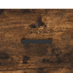 Coffee Table Smoked Oak 50x50x40 cm Engineered Wood - Bargainia.com - 