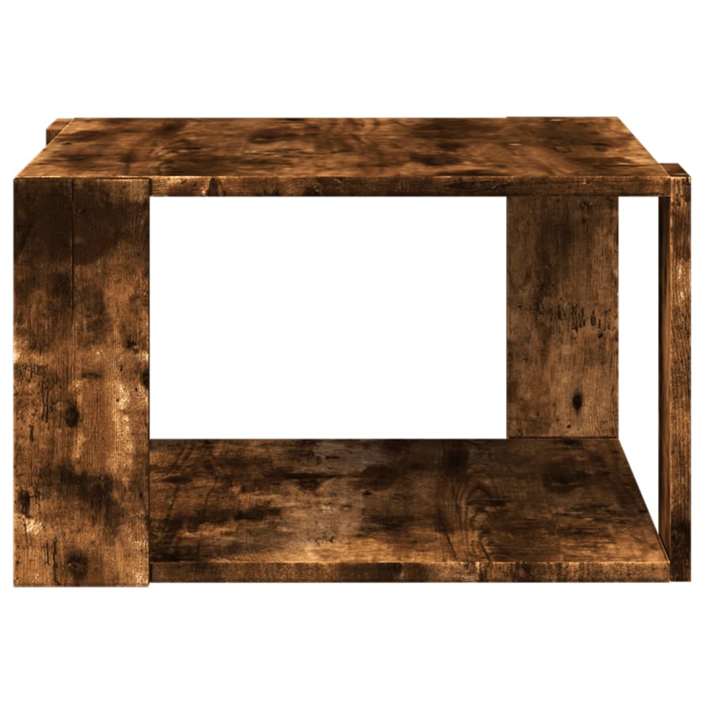Coffee Table Smoked Oak 51.5x51.5x30 cm Engineered Wood - Bargainia.com - 