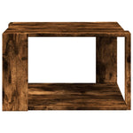 Coffee Table Smoked Oak 51.5x51.5x30 cm Engineered Wood - Bargainia.com - 