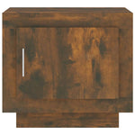 Coffee Table Smoked Oak 51x50x45 cm Engineered Wood - Bargainia.com - 