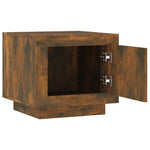 Coffee Table Smoked Oak 51x50x45 cm Engineered Wood - Bargainia.com - 
