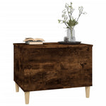 Coffee Table Smoked Oak 60x44.5x45 cm Engineered Wood - Bargainia.com - 