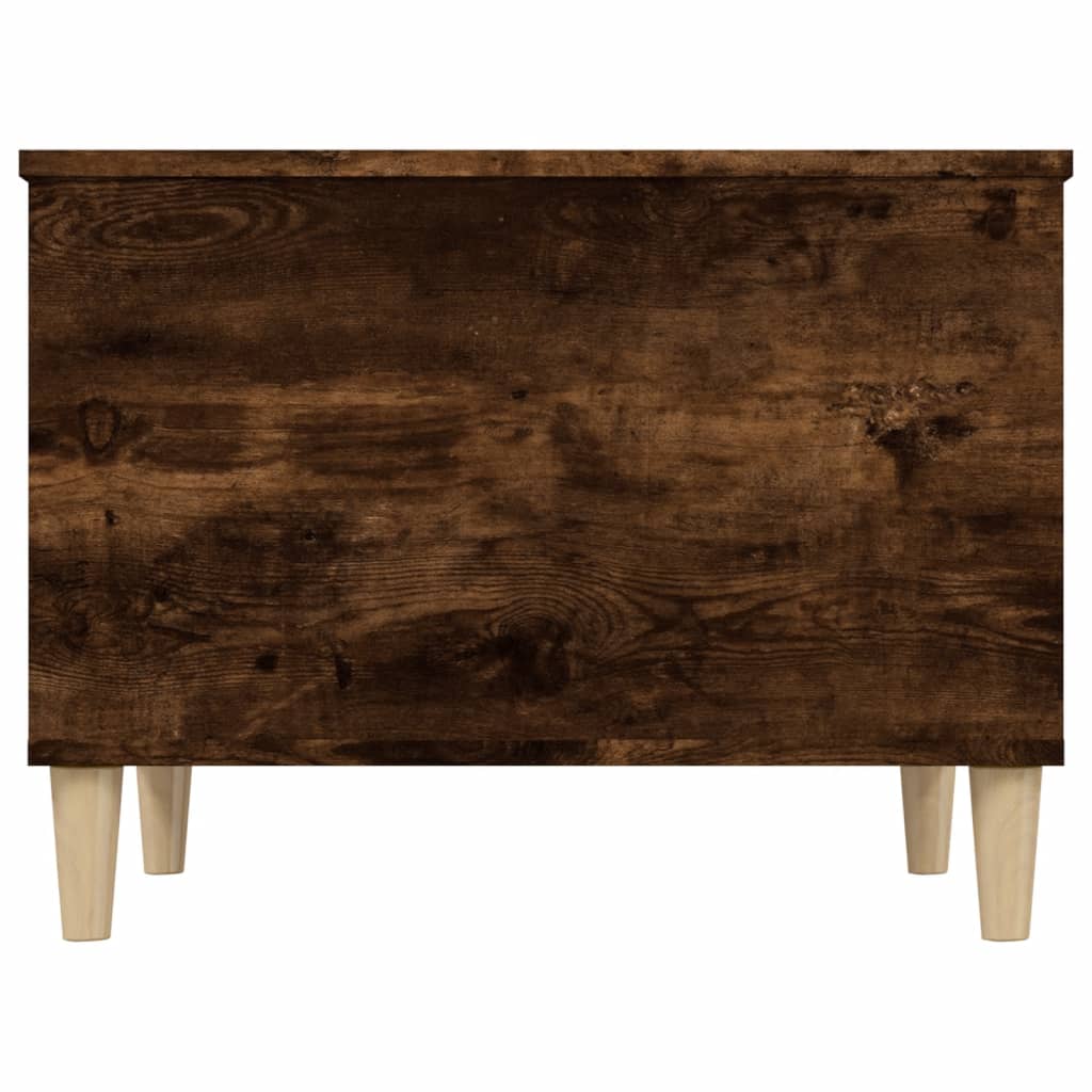 Coffee Table Smoked Oak 60x44.5x45 cm Engineered Wood - Bargainia.com - 