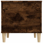 Coffee Table Smoked Oak 60x44.5x45 cm Engineered Wood - Bargainia.com - 
