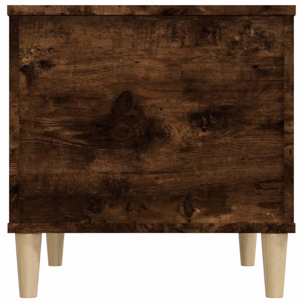 Coffee Table Smoked Oak 60x44.5x45 cm Engineered Wood - Bargainia.com - 