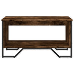 Coffee Table Smoked Oak 75x51x40 cm Engineered Wood - Bargainia.com - 