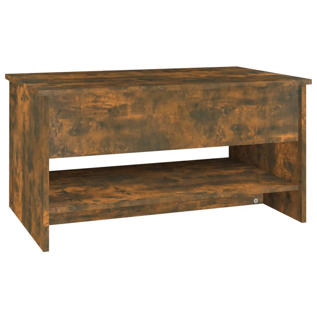 Coffee Table Smoked Oak 80x50x40 cm Engineered Wood - Bargainia.com - 8720286974155 - 819296