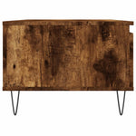 Coffee Table Smoked Oak 90x50x36.5 cm Engineered Wood - Bargainia.com - 