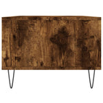 Coffee Table Smoked Oak 90x50x36.5 cm Engineered Wood - Bargainia.com - 