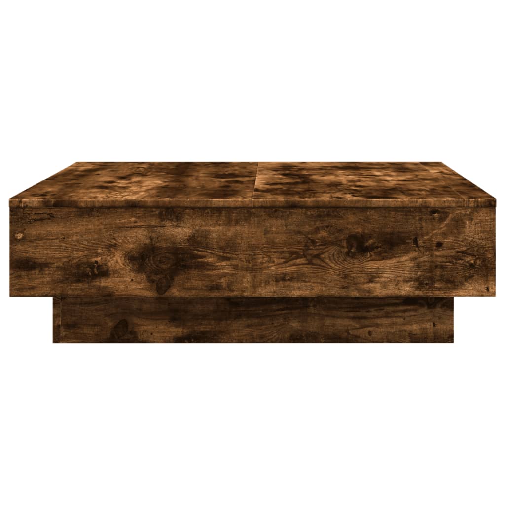 Coffee Table Smoked Oak 90x90x28 cm Engineered Wood - Bargainia.com - 8721102815133 - 848091
