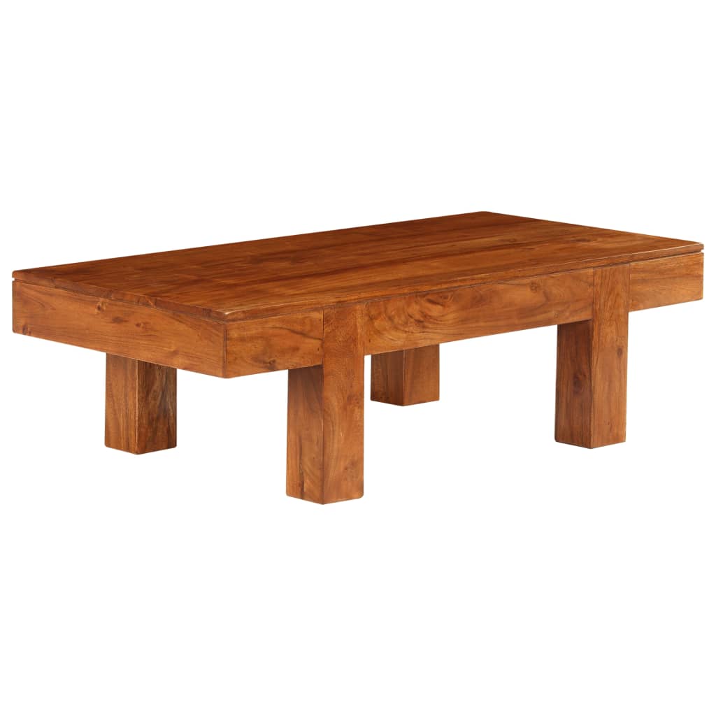 Coffee Table Solid Acacia Wood Honey Finish 100x50x30 cm - Bargainia.com - 8718475586470 - 245655