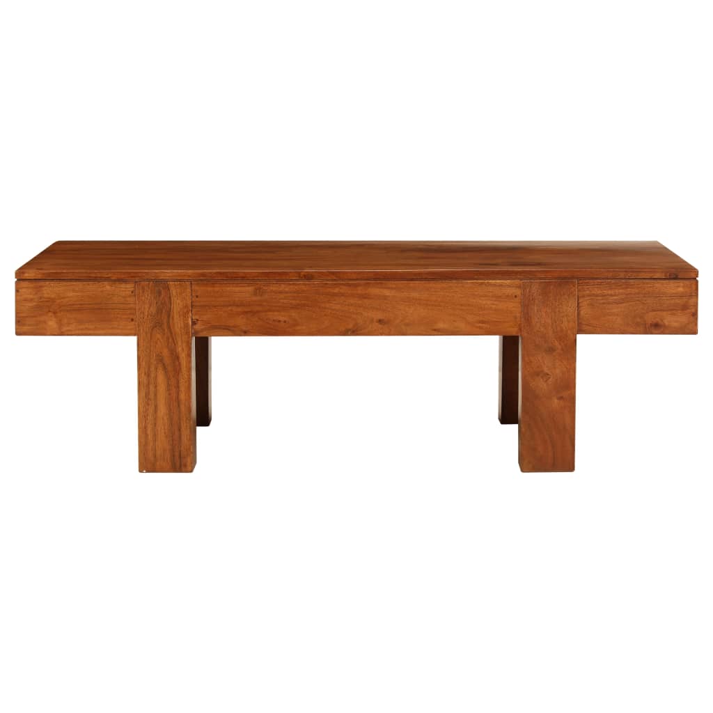 Coffee Table Solid Acacia Wood Honey Finish 100x50x30 cm - Bargainia.com - 8718475586470 - 245655
