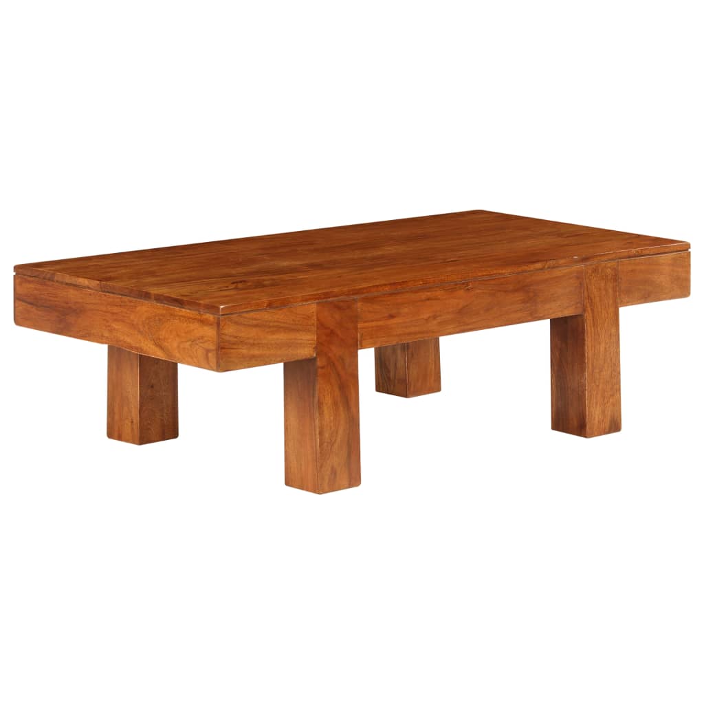 Coffee Table Solid Acacia Wood Honey Finish 100x50x30 cm - Bargainia.com - 8718475586470 - 245655