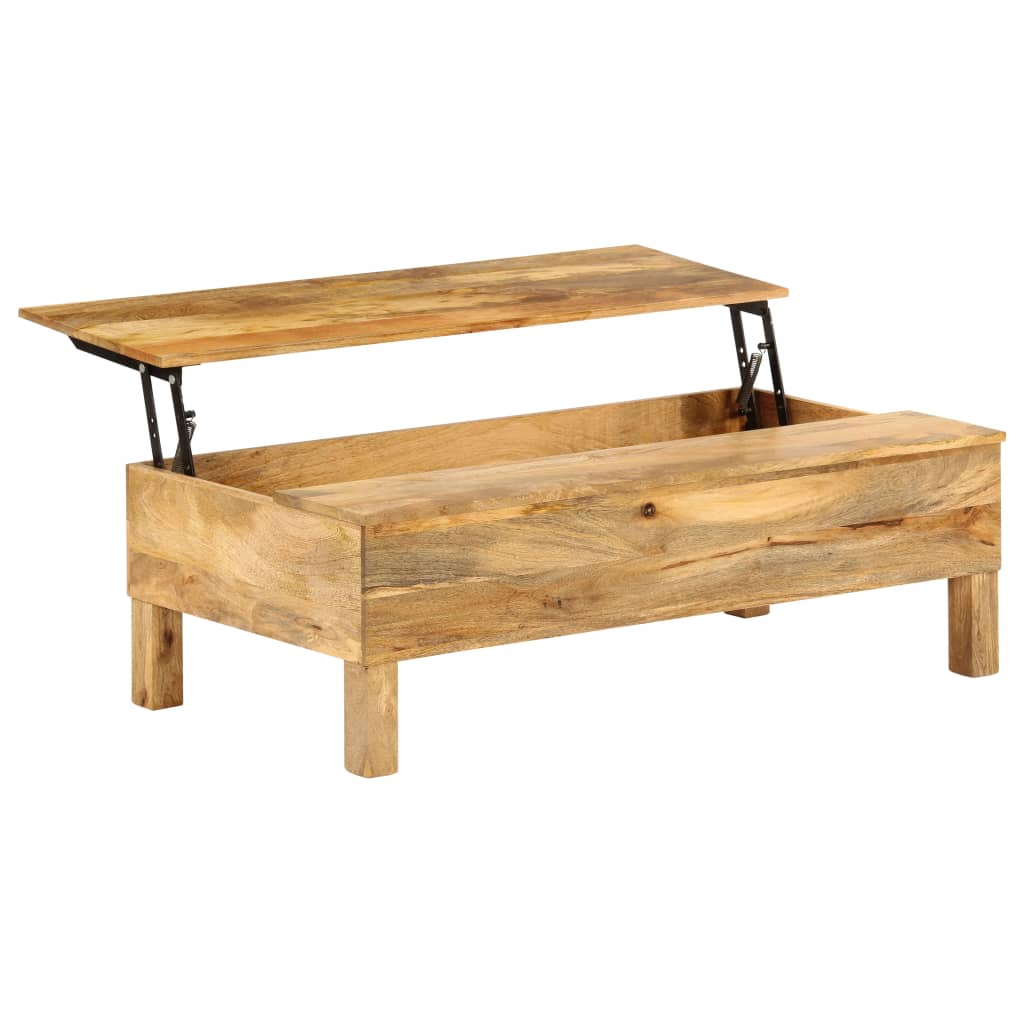 Coffee Table Solid Mango Wood 110x55x35 cm - Bargainia.com - 8718475610649 - 246320