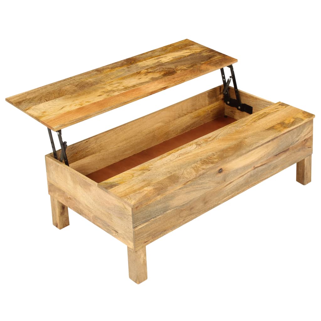 Coffee Table Solid Mango Wood 110x55x35 cm - Bargainia.com - 8718475610649 - 246320