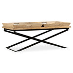 Coffee Table Solid Mango Wood 110x55x42 cm - Bargainia.com - 