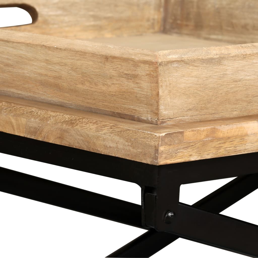 Coffee Table Solid Mango Wood 110x55x42 cm - Bargainia.com - 