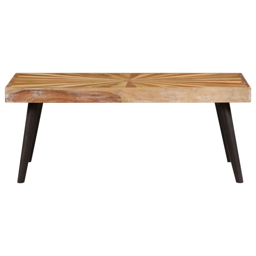 Coffee Table Solid Mango Wood 90x55x36 cm - Bargainia.com - 