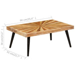 Coffee Table Solid Mango Wood 90x55x36 cm - Bargainia.com - 