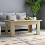 Coffee Table Sonoma Oak 100x60x42 cm Engineered Wood - Bargainia.com - 