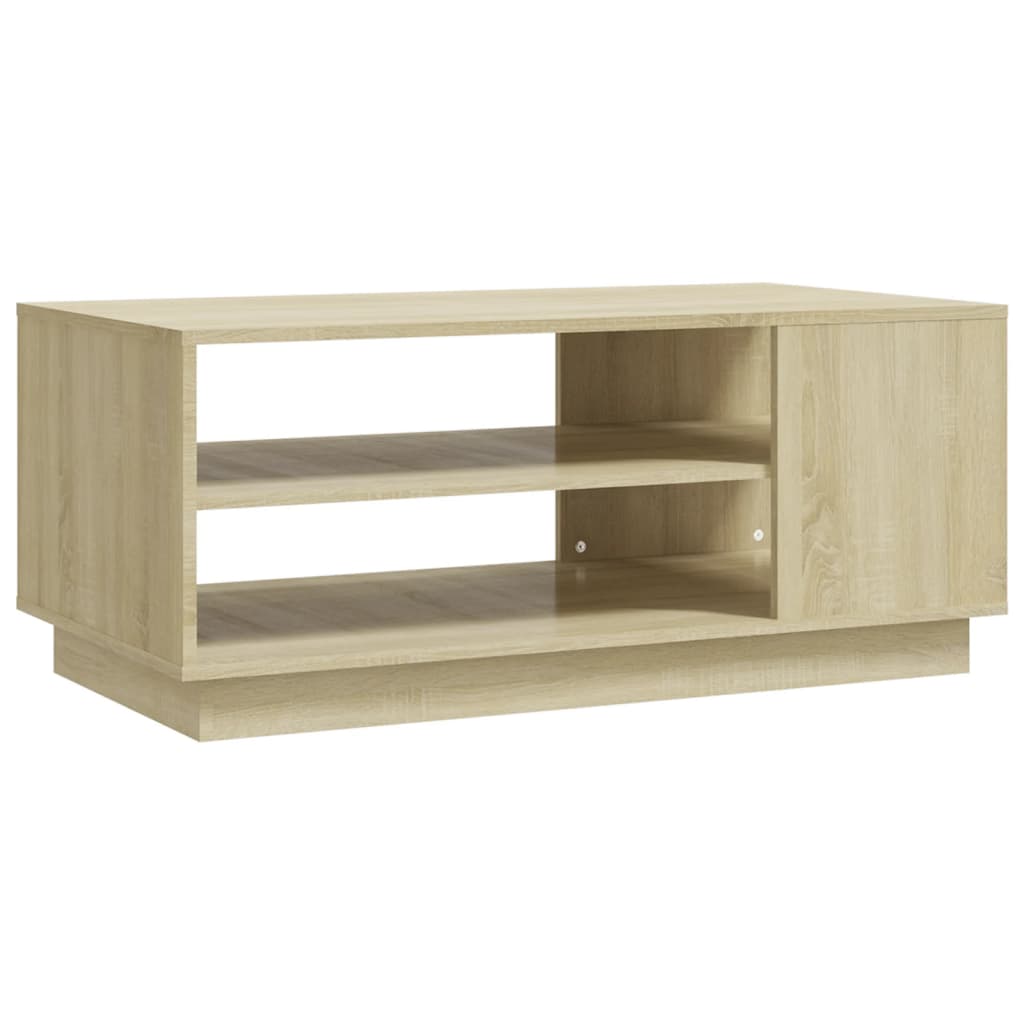 Coffee Table Sonoma Oak 102x55x43 cm Engineered Wood - Bargainia.com - 8720286836217 - 810283