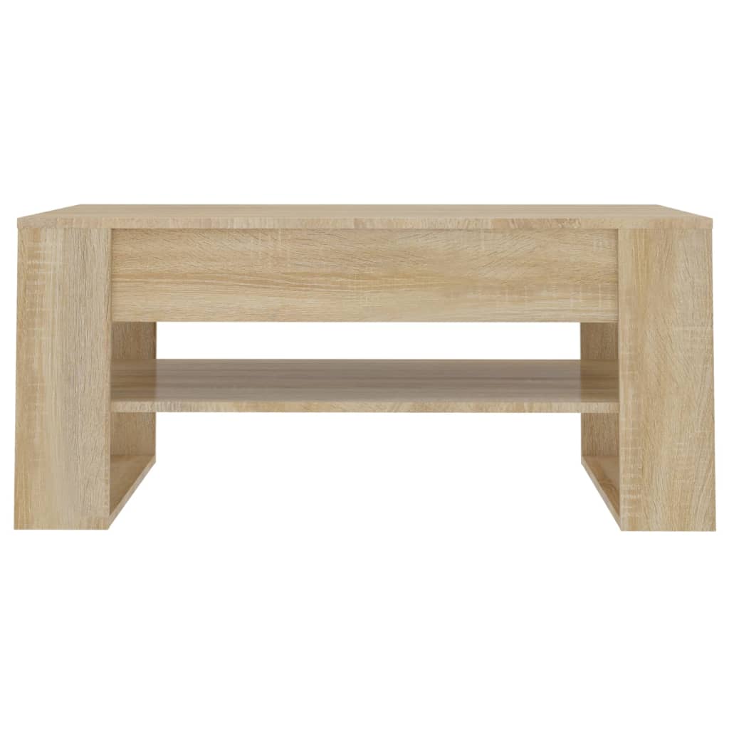 Coffee Table Sonoma Oak 102x55x45 cm Engineered Wood - Bargainia.com - 8720286963623 - 810902