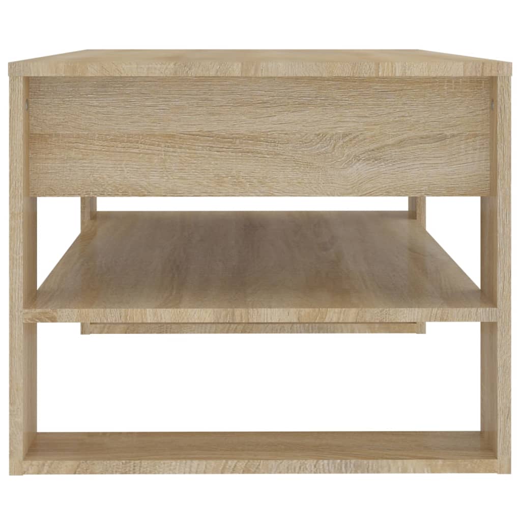 Coffee Table Sonoma Oak 102x55x45 cm Engineered Wood - Bargainia.com - 8720286963623 - 810902