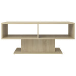 Coffee Table Sonoma Oak 103.5x50x44.5 cm Engineered Wood - Bargainia.com - 