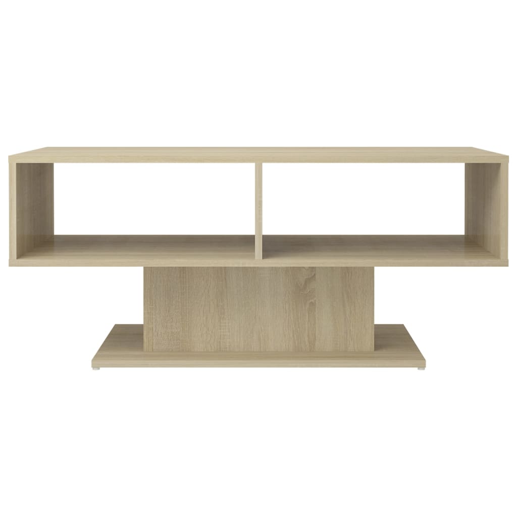 Coffee Table Sonoma Oak 103.5x50x44.5 cm Engineered Wood - Bargainia.com - 