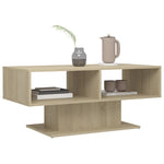 Coffee Table Sonoma Oak 103.5x50x44.5 cm Engineered Wood - Bargainia.com - 