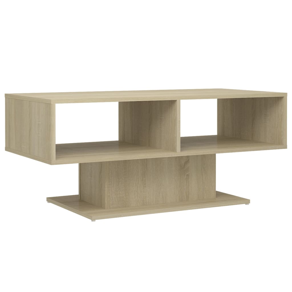 Coffee Table Sonoma Oak 103.5x50x44.5 cm Engineered Wood - Bargainia.com - 