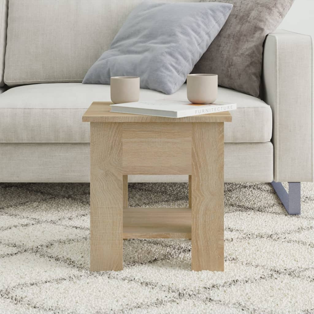 Coffee Table Sonoma Oak 40x40x42 cm Engineered Wood - Bargainia.com - 8720286836163 - 810274