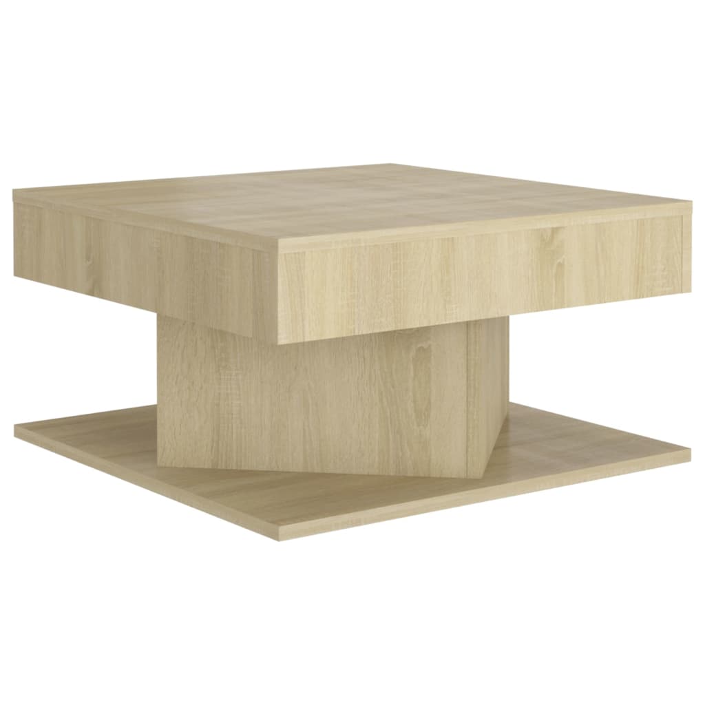 Coffee Table Sonoma Oak 57x57x30 cm Engineered Wood - Bargainia.com - 8720286607114 - 808371